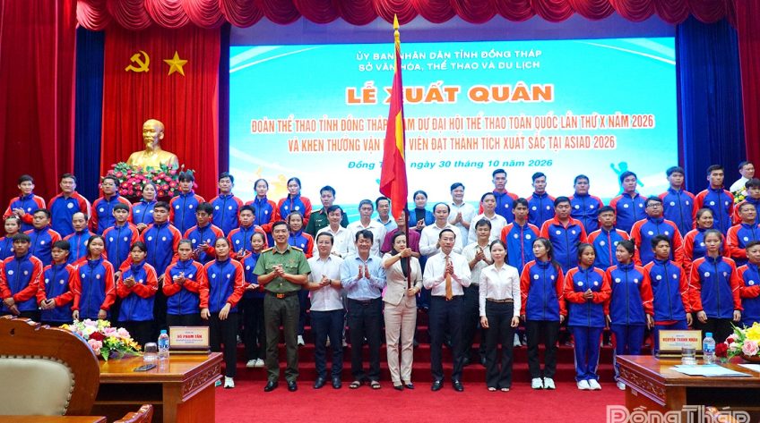 Đồng Tháp: Xuất quân tham dự Đại hội Thể thao toàn quốc lần thứ X năm 2026