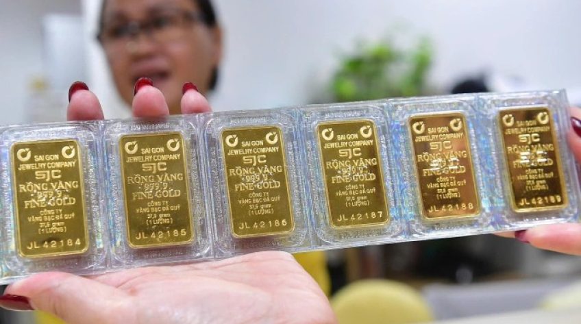 Chiều 8-6: Giá vàng giảm thêm 5,2-6,8 triệu đồng/lượng