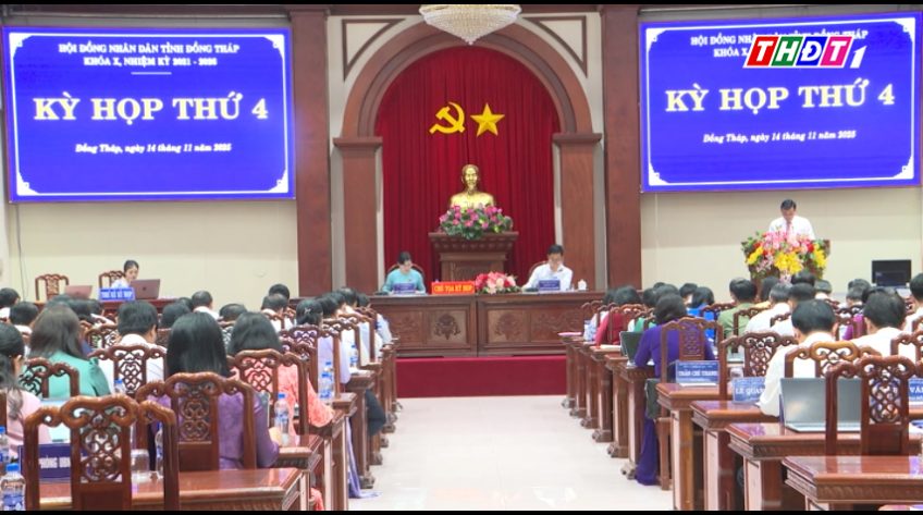 Kỳ hợp thứ 4 HĐND tỉnh Đồng Tháp thông qua 10 Nghị quyết quan trọng