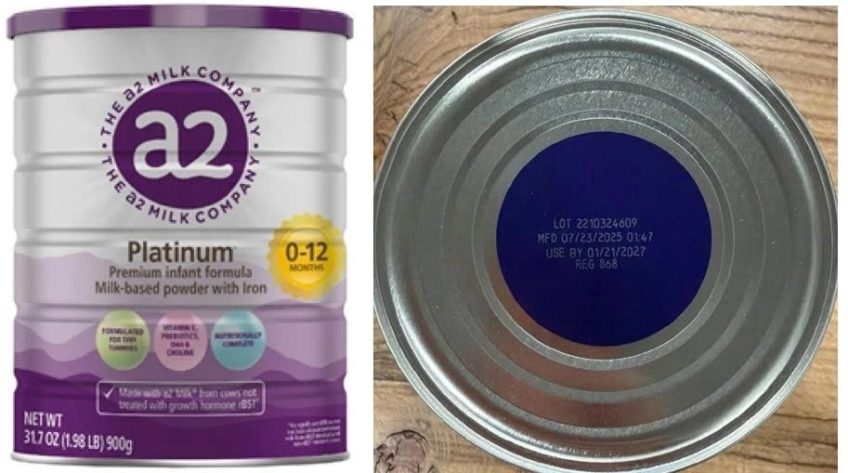 Bộ Y tế yêu cầu rà soát, thu hồi 3 lô sữa a2 Platinum Premium cho trẻ nhỏ