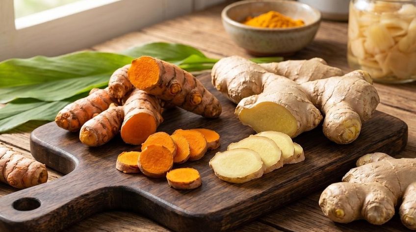 Phát hiện thêm công dụng y khoa đáng kinh ngạc mới của nghệ và gừng