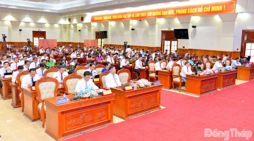 Hội đồng nhân dân tỉnh Đồng Tháp khóa XI: Khai mạc Kỳ họp thứ 3