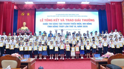 Đồng Tháp: 93 mô hình, sản phẩm được vinh danh tại Cuộc thi Sáng tạo thanh thiếu niên, nhi đồng