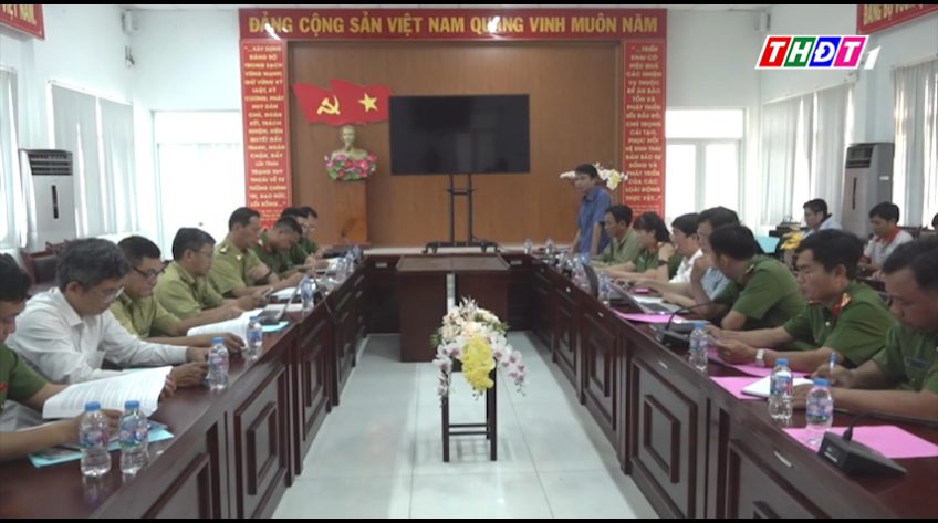 Kiểm tra PCCC rừng mùa khô tại vườn quốc gia Tràm Chim