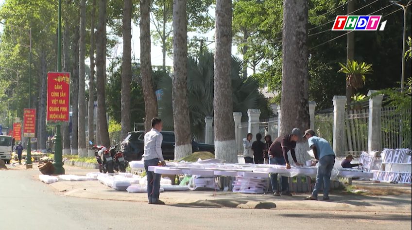 Phường Cao Lãnh tất bật hoàn thiện đường hoa xuân Bính Ngọ 2026