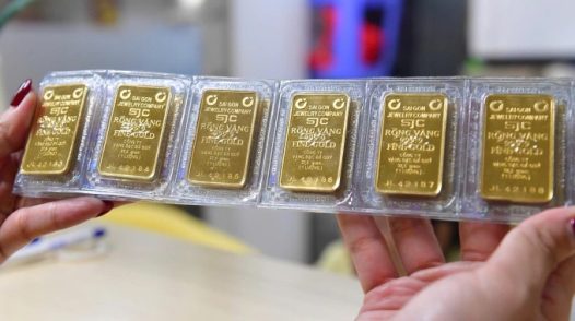 Giá vàng miếng giảm gần 5 triệu đồng