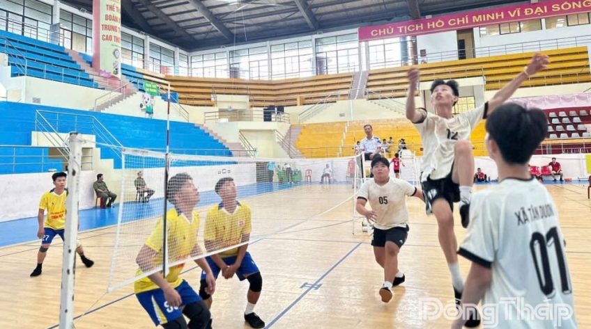 Khởi tranh môn đá cầu tại Đại hội Thể dục thể thao tỉnh Đồng Tháp