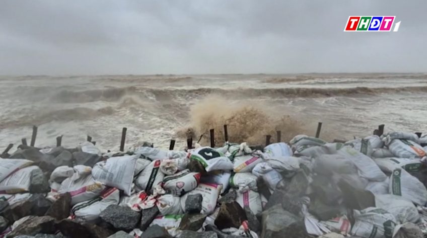 Áp thấp nhiệt đới suy yếu từ bão số 11 gây mưa lớn ở Bắc Bộ