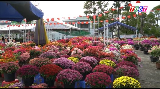 Chợ hoa Tết Rạch Giá chờ khách ngày cận Tết