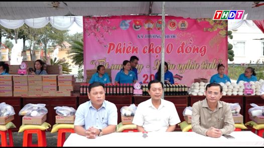 Ấm áp phiên chợ 0 đồng nơi biên giới