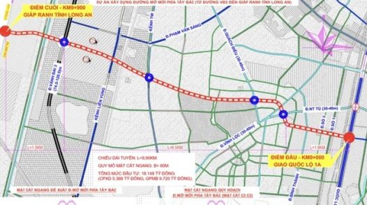 TP.HCM sắp làm tuyến đường hơn 17.000 tỉ chạy thẳng tới Tây Ninh