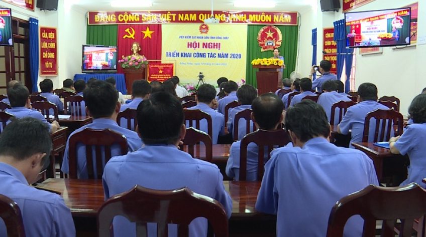 Viện Kiểm sát nhân dân tỉnh Đồng Tháp triển khai công tác năm 2020