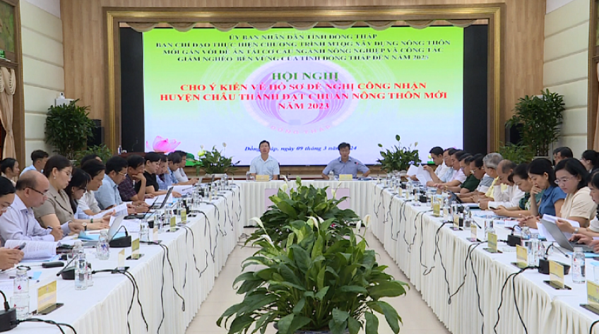 Đề nghị xét công nhận huyện Châu Thành đạt nông thôn mới năm 2023
