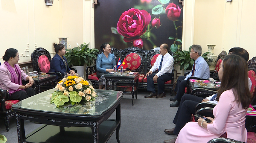 Tổng Lãnh sự Lào tại TP.HCM thăm Đồng Tháp