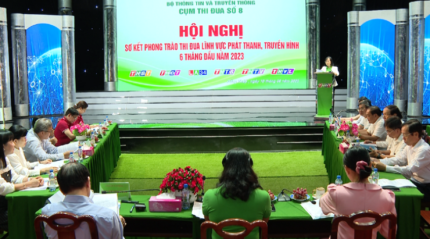 Sơ kết công tác thi đua Cụm 8 các đài PTTH Bắc sông Hậu