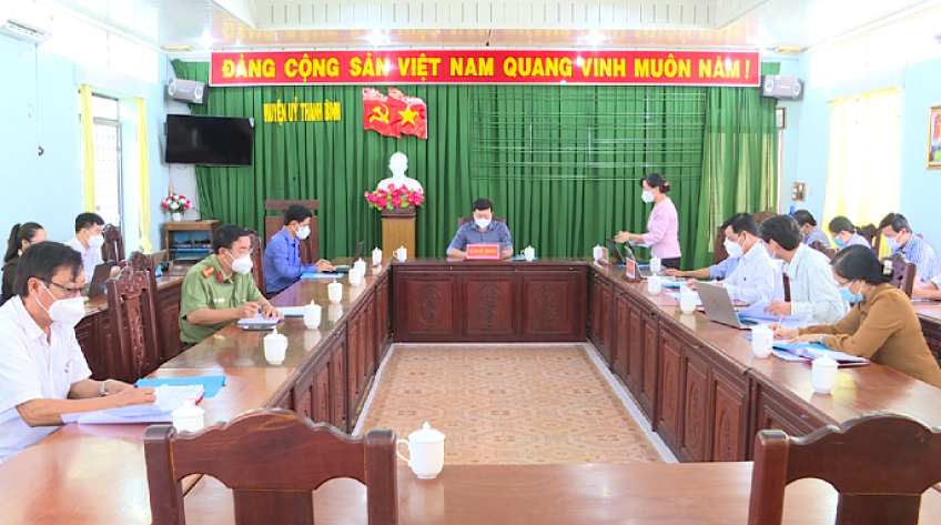 Kiểm tra công tác phòng chống dịch tại huyện Thanh Bình và huyện Cao Lãnh