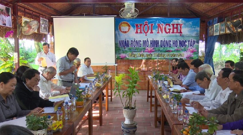 Hội Khuyến học Đồng Tháp nhân rộng mô hình dòng họ học tập