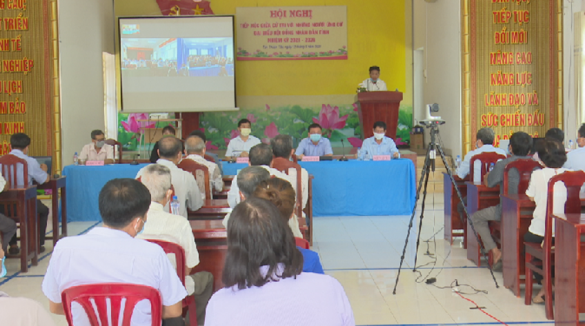 Ứng cử viên đại biểu HĐND tỉnh tiếp xúc cử tri TP.Cao Lãnh