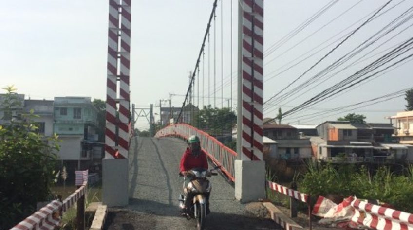 Đưa vào sử dụng cầu dây văng Tam Nông sau 3 tháng nâng cấp