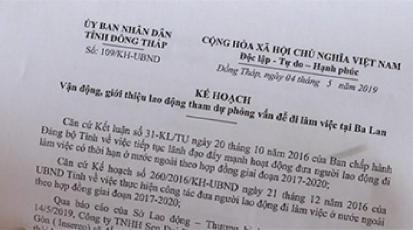 Ngày mai, phỏng vấn lao động đi Ba Lan