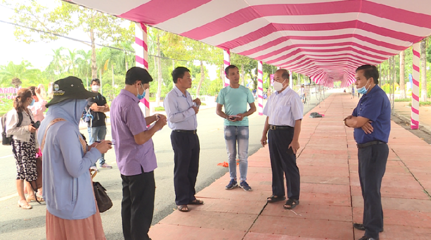 Các hạng mục phục vụ Lễ hội Sen Đồng Tháp đang được gấp rút thực hiện