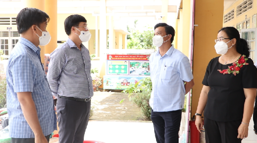 Bí thư Tỉnh uỷ kiểm tra công tác chống dịch Covid-19 tại H.Cao Lãnh