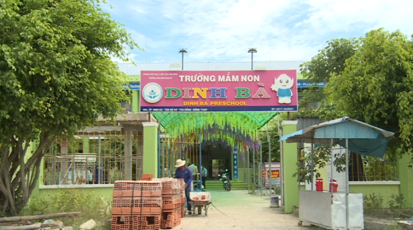 Niềm vui trường lớp mới của thầy trò vùng biên Đồng Tháp