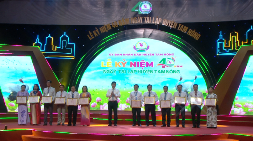 Kỷ niệm 40 năm ngày tái lập huyện Tam Nông