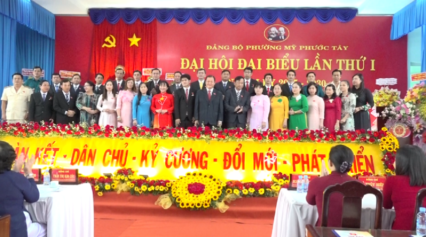 Đại hội Đại biểu Đảng bộ phường Mỹ Phước Tây lần thứ I