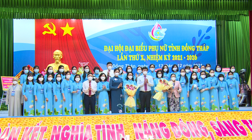 Phụ nữ Đồng Tháp thống nhất 8 chỉ tiêu trong 5 năm tới