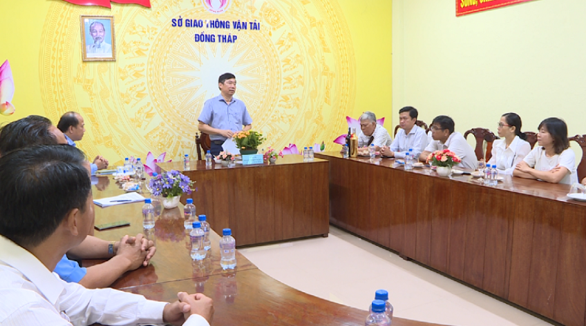 Lãnh đạo tỉnh chúc Tết Ban An toàn giao thông Đồng Tháp