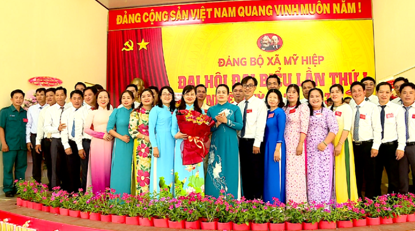 Đại hội Đại biểu Đảng bộ xã Mỹ Hiệp lần thứ I