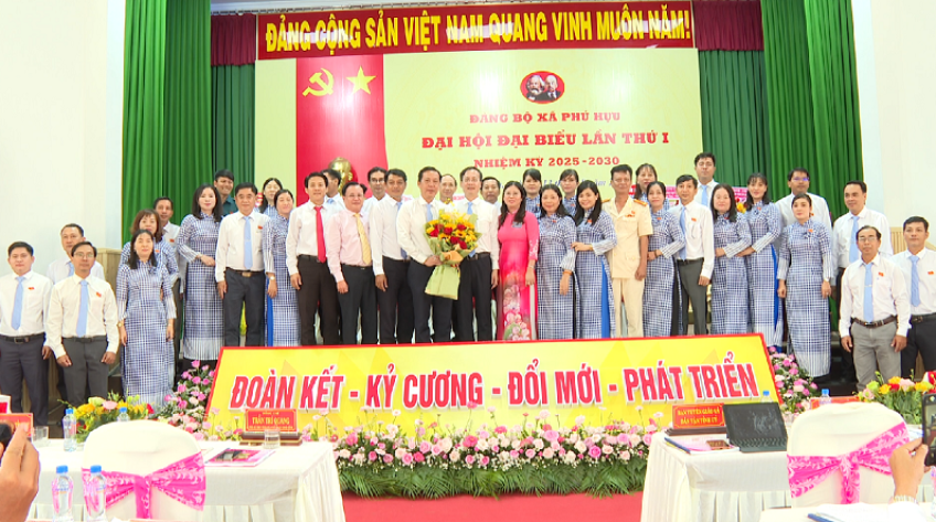 Đại hội Đại biểu Đảng bộ xã Phú Hựu lần thứ I