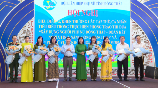 Biểu dương “người phụ nữ Đồng Tháp - Đoàn kết, nghĩa tình, năng động, sáng tạo”