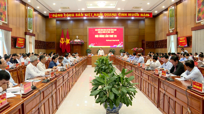 Hội nghị lần thứ 20 Ban Chấp hành Đảng bộ tỉnh Đồng Tháp