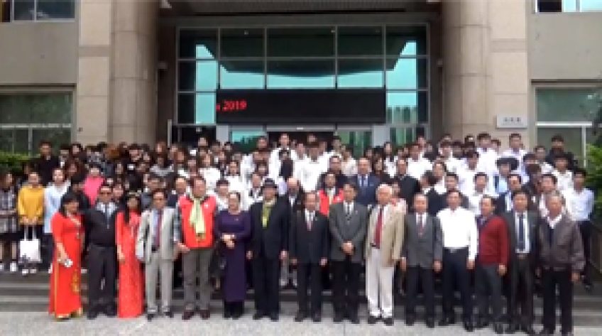 Lãnh đạo tỉnh và 56 sinh viên Đồng Tháp dự khai giảng tại ĐH Minh Tân (Đài Loan)