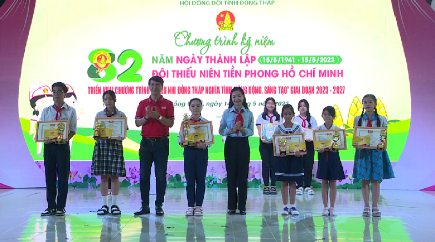 “Thiếu nhi Đồng Tháp nghĩa tình, năng động, sáng tạo”