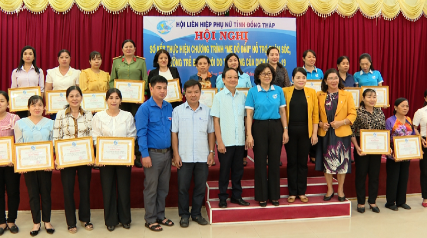 Trên 600 trẻ mồ côi ở Đồng Tháp được hỗ trợ từ chương trình “Mẹ đỡ đầu”