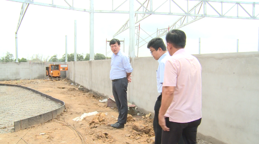 Kiểm tra thi công hạ tầng dự án bảo tồn sếu đầu đỏ