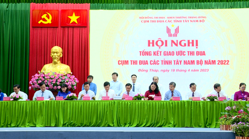 Cụm thi đua Tây Nam bộ ký giao ước thi đua năm 2023