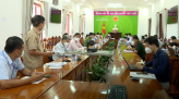 Ông Đoàn Tấn Bửu thăm động viên các lực lượng TP.Sa Đéc đang quyết kiểm soát dịch bệnh