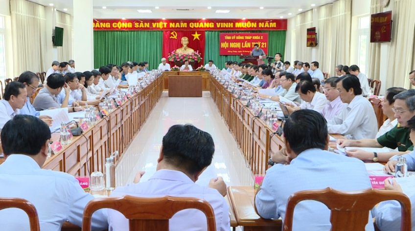 Hội nghị BCH Đảng bộ tỉnh Đồng Tháp lần thứ 21