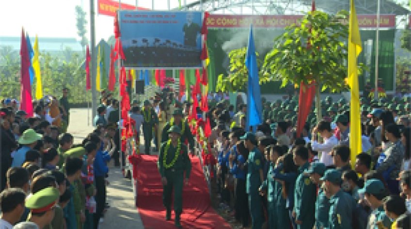 Đồng Tháp: Hơn 1.300 thanh niên lên đường nhập ngũ