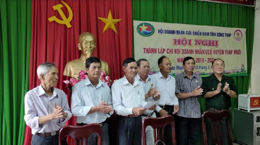Tháp Mười: Thành lập chi hội doanh nhân cựu chiến binh