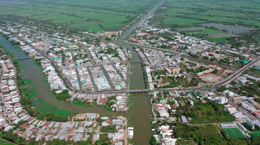 Huyện Tháp Mười đạt chuẩn nông thôn mới cấp huyện