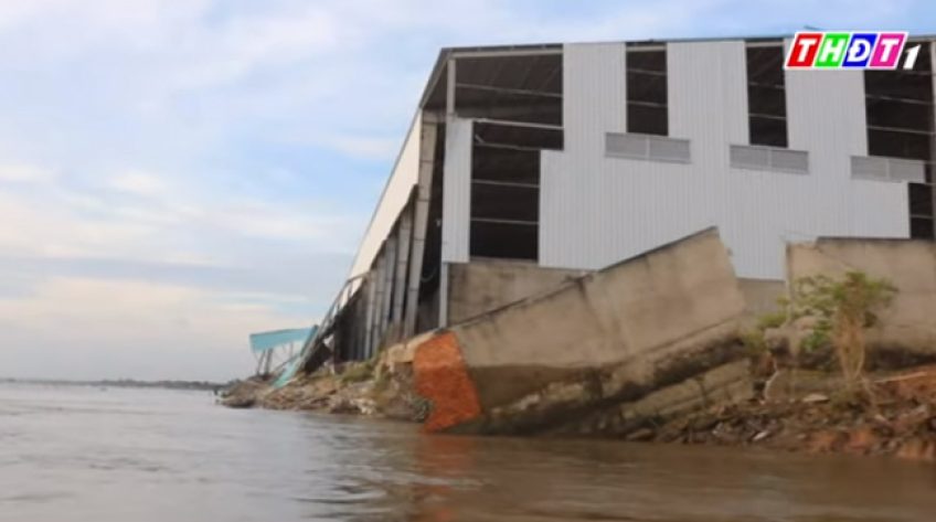 Đồng Tháp: Thêm nhiều điểm sạt lở bờ sông