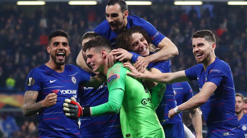 Chelsea gặp Arsenal ở chung kết Europa League