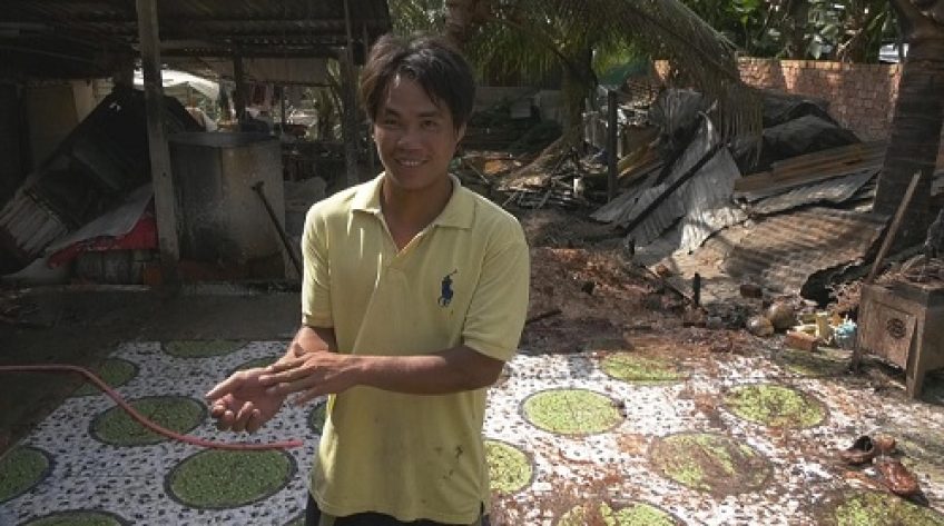 Đồng Tháp: Thanh niên quên mình lao vào đám cháy cứu người, tài sản