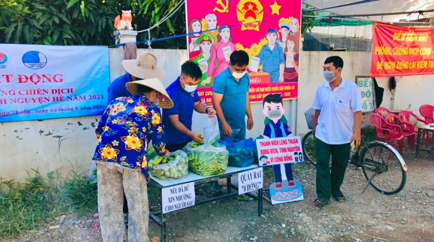 “Phòng tuyến màu xanh” - Thanh niên Long Thuận quyết tâm đẩy lùi đại dịch”