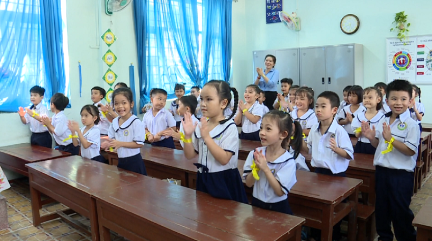 Đồng Tháp: Nhiều hoạt động chào đón học sinh lớp 1 tựu trường